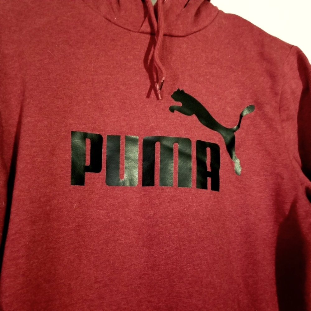 Puma Hoodie S Red Black Sweatshirt